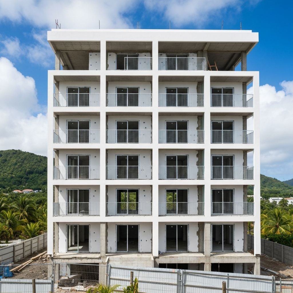 Immeuble résidentiel en cours